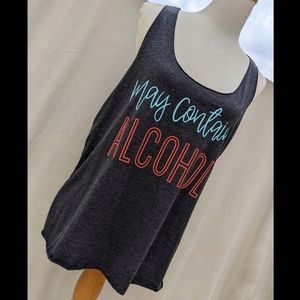 🏝️🍹Racerback Tank Top: May Contain Alcohol